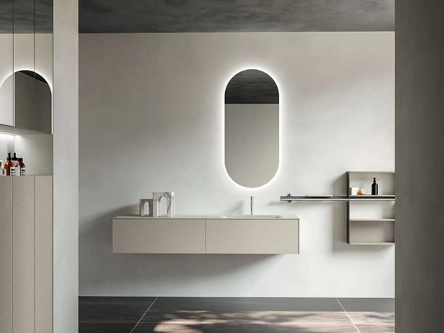 Mobile da Bagno sospeso Cartabianca 01 di Cerasa
