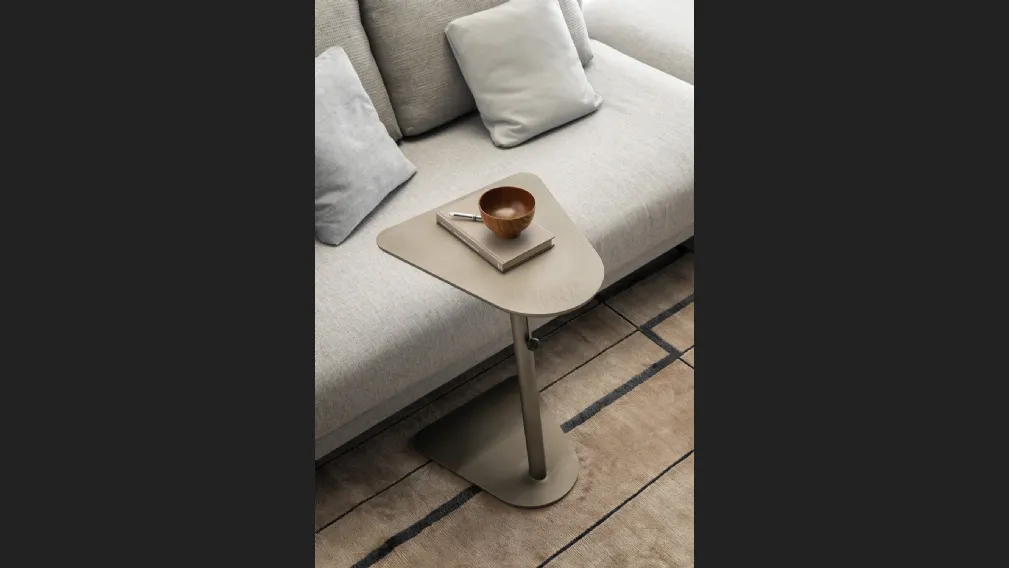 Tavolino da divano in metallo Ambrogino di Presotto
