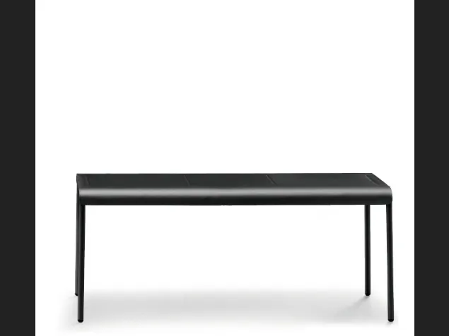 Tavolino in metallo verniciato nero Ola CT 105 in metallo di Midj