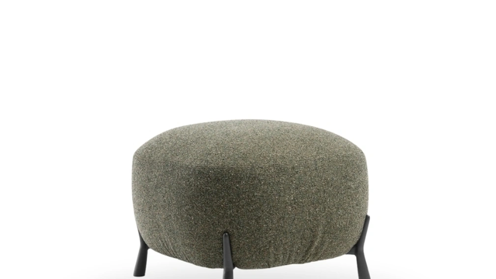 Pouf Mys in tessuto imbottito di Midj