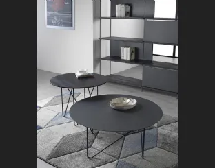 Tavolino Shape in laminato e acciaio di Pezzani