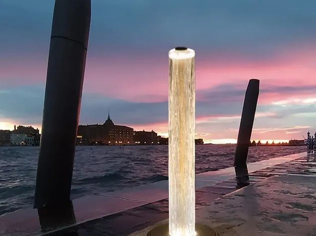 Lampada in vetro Briccola da terra di Vesoi