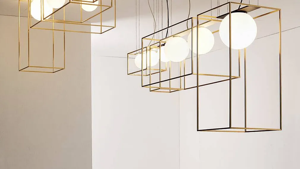 Lampada a sospensione e a soffitto Multiplo di Vesoi