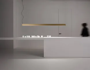 Lampada a sospensione in alluminio Tratto di Vesoi