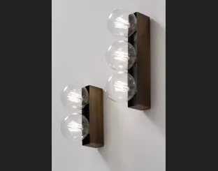 Lampada da parete con struttura in acciaio Up&down di Vesoi