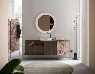 Mobile da Bagno sospeso Cartabianca 04 di Cerasa