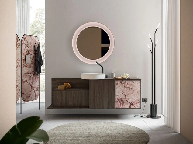 Mobile da Bagno sospeso Cartabianca 04 di Cerasa