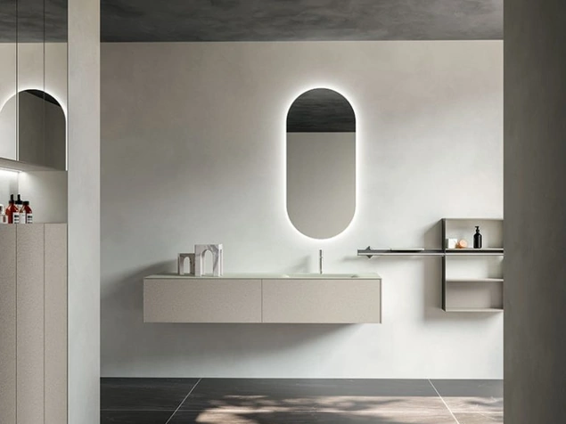 Mobile da Bagno sospeso Cartabianca 01 di Cerasa