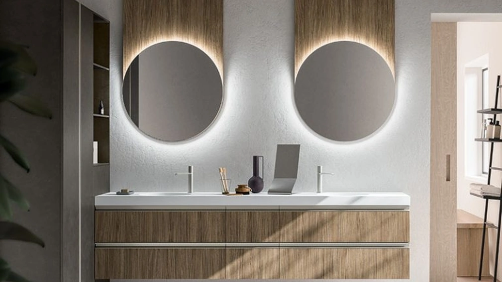 Mobile da Bagno sospeso Cartabianca 03 di Cerasa