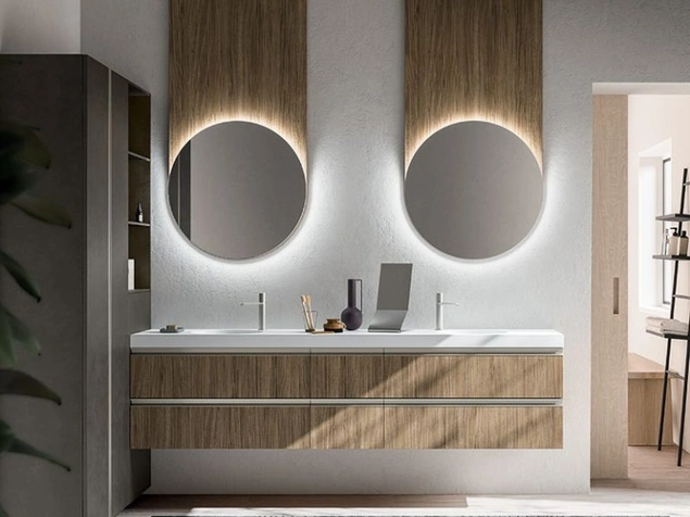 Mobile da Bagno sospeso Cartabianca 03 di Cerasa