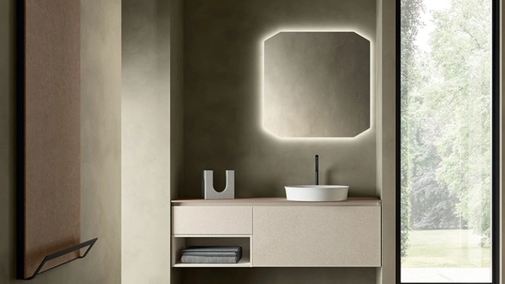 Mobile da Bagno sospeso Segno 02 di Cerasa