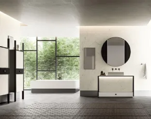 Mobile da Bagno Honey in Laminam Statuarietto di Cerasa
