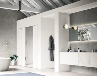 Mobile da Bagno sospeso Mk1 02 di Nova Cucina