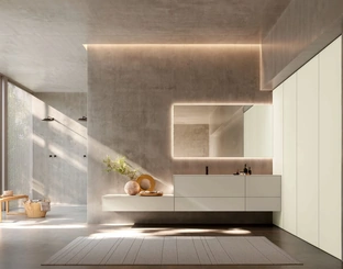 Mobile da Bagno sospeso Kyton 17 di Nova Cucina