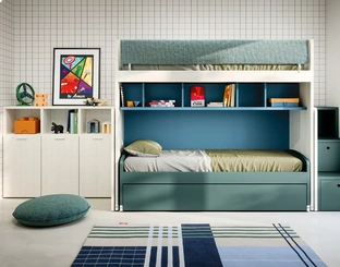 Cameretta con letti a castello Slot di Nidi