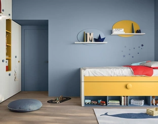 Cameretta Salvaspazio Letto Pablo di Nidi