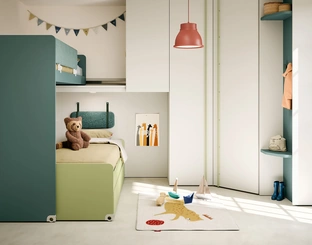 Cameretta Soppalco Scorrevole Slide di Nidi