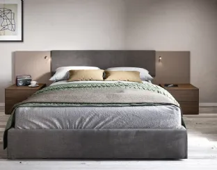 Letto in tessuto con testiera Cardiff di Cinquanta3