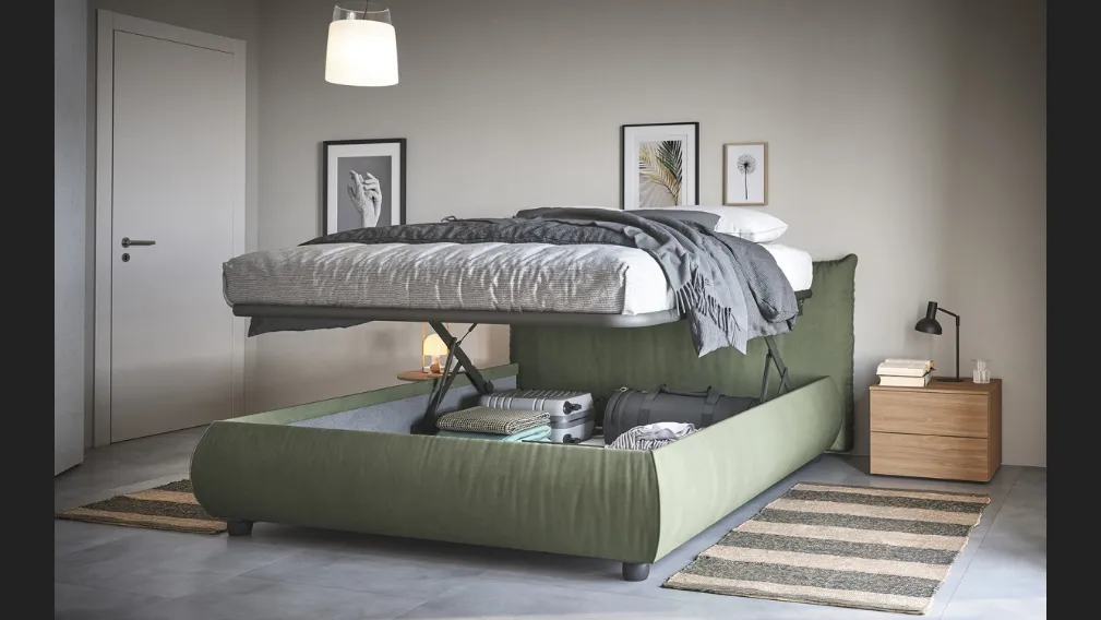 Letto con box contenitore Thika di Cinquanta3