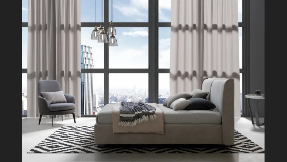 Letto Windsor con box contenitore di Le Comfort