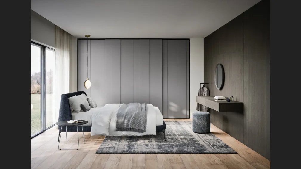 Letto in tessuto Velvet di Novamobili