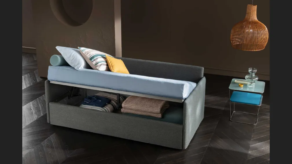 Letto singolo con box contenitore Soul Young Teddy Ponte di Altrenotti