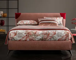 Letto in tessuto con testiera Soul Licony di Altrenotti