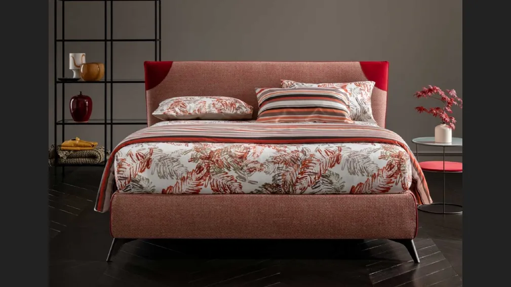 Letto in tessuto con testiera Soul Licony di Altrenotti