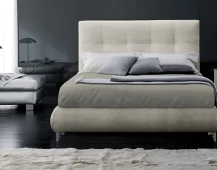 Letto con testiera trapuntata Urban New Cap di Altrenotti