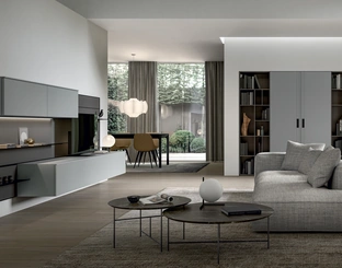 Parete Attrezzata Living Time 01 di Arredo3