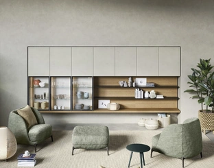 Parete Attrezzata Mensole e piani a muro di Novamobili