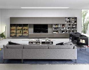 Parete Attrezzata Pannelli TV 02 di Novamobili