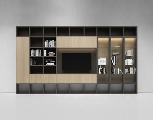 Parete Attrezzata Pari & Dispari C di Presotto