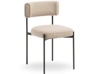 Sedia Amelie in tessuto imbottito di Midj