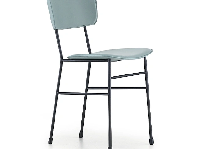 Sedia in cuoio Master di Midj