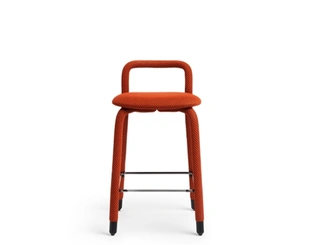 Sgabello imbottito Pippi di Midj