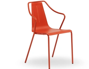 Sedia in metallo Ola di Midj