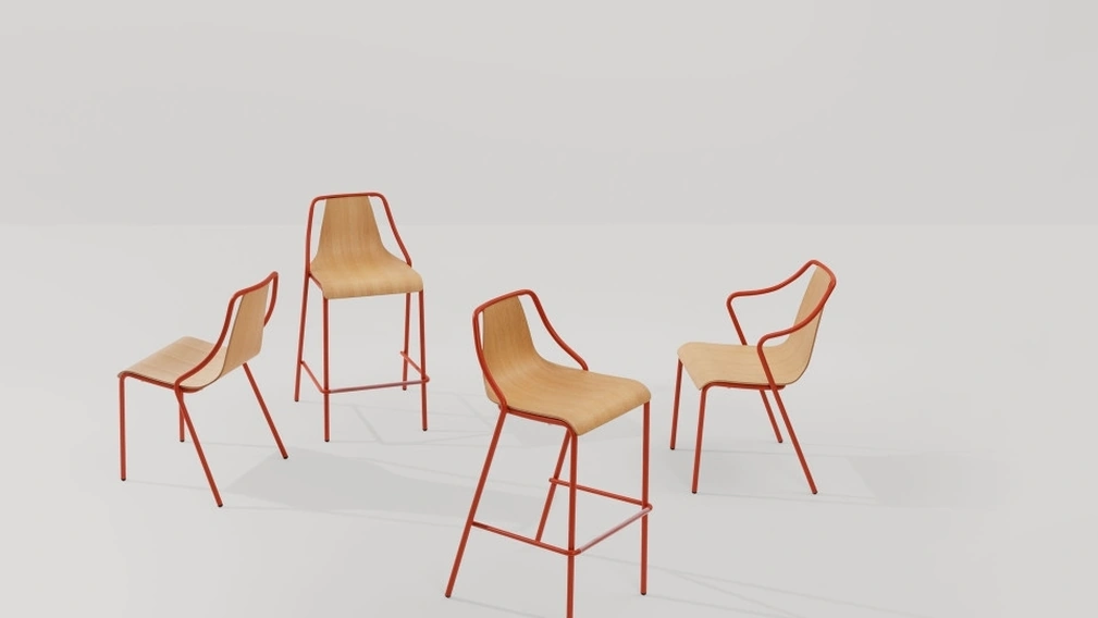 Sedia Ola Wood di Midj