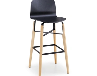 Sgabello Liù Wood di Midj