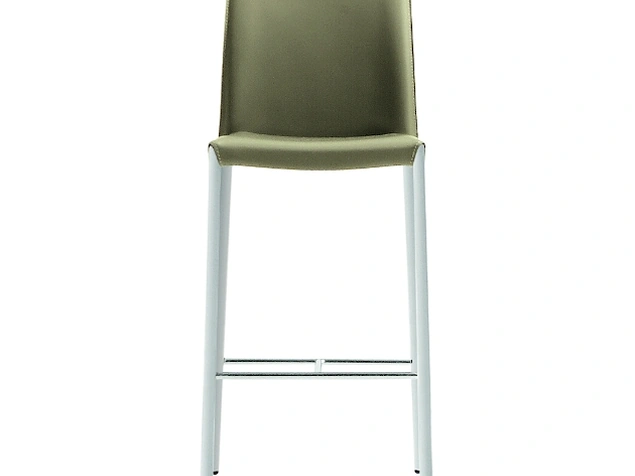 Sgabello in cuoio Nuvola di Midj