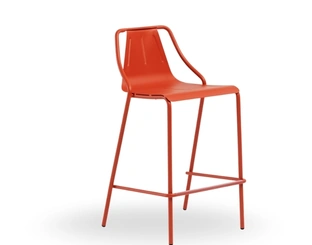 Sgabello in metallo Ola di Midj