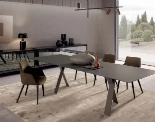 Tavolo allungabile Tailor in ecoresina di Presotto