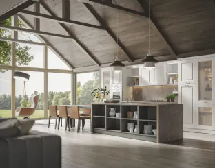 Cucina Classica Contea con isola di Home Cucine
