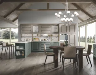 Cucina Classica Contea con penisola di Home Cucine