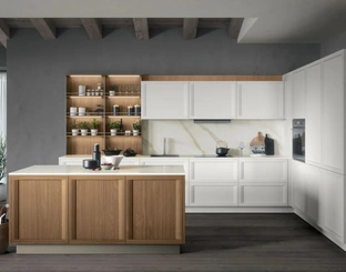 Cucina Classica con isola Bellaria 04 di Forma Cucine