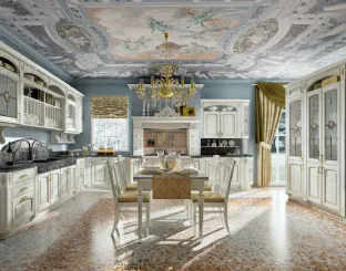 Cucina Classica Gold Elite angolare di di Home Cucine