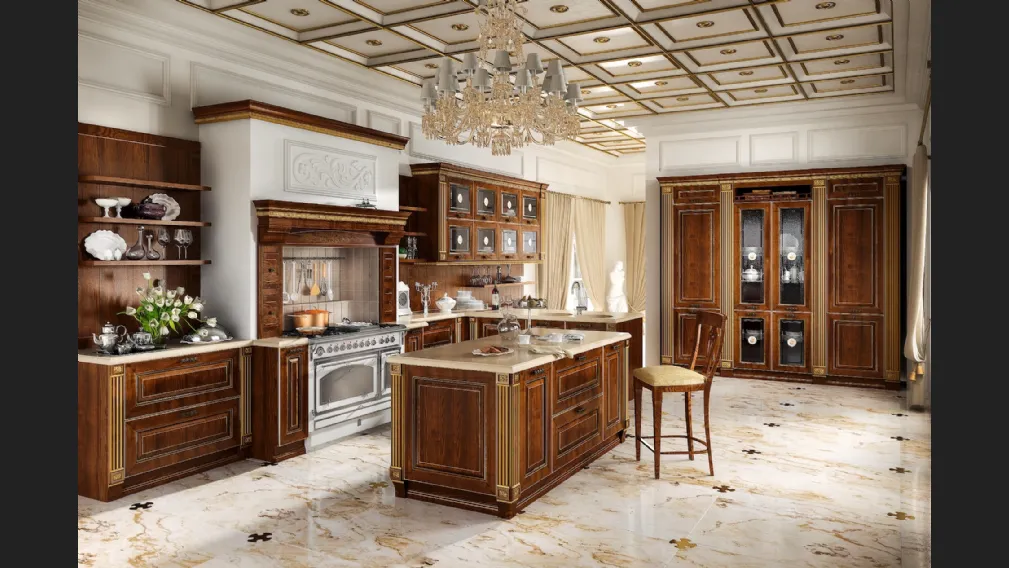 Cucina Classica Imperial con isola di Home Cucine