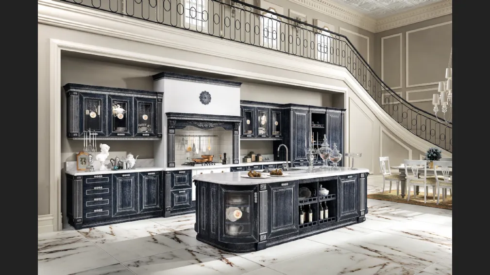 Cucina Classica Imperial con isola di Home Cucine