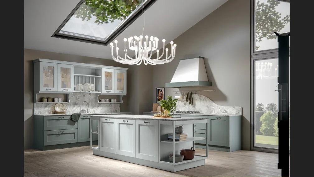 Cucina Classica Olimpia con isola di Home Cucine