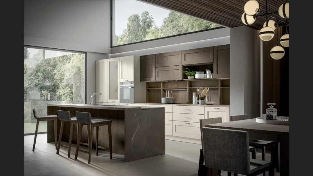 Cucina Classica Olimpia con isola di Home Cucine